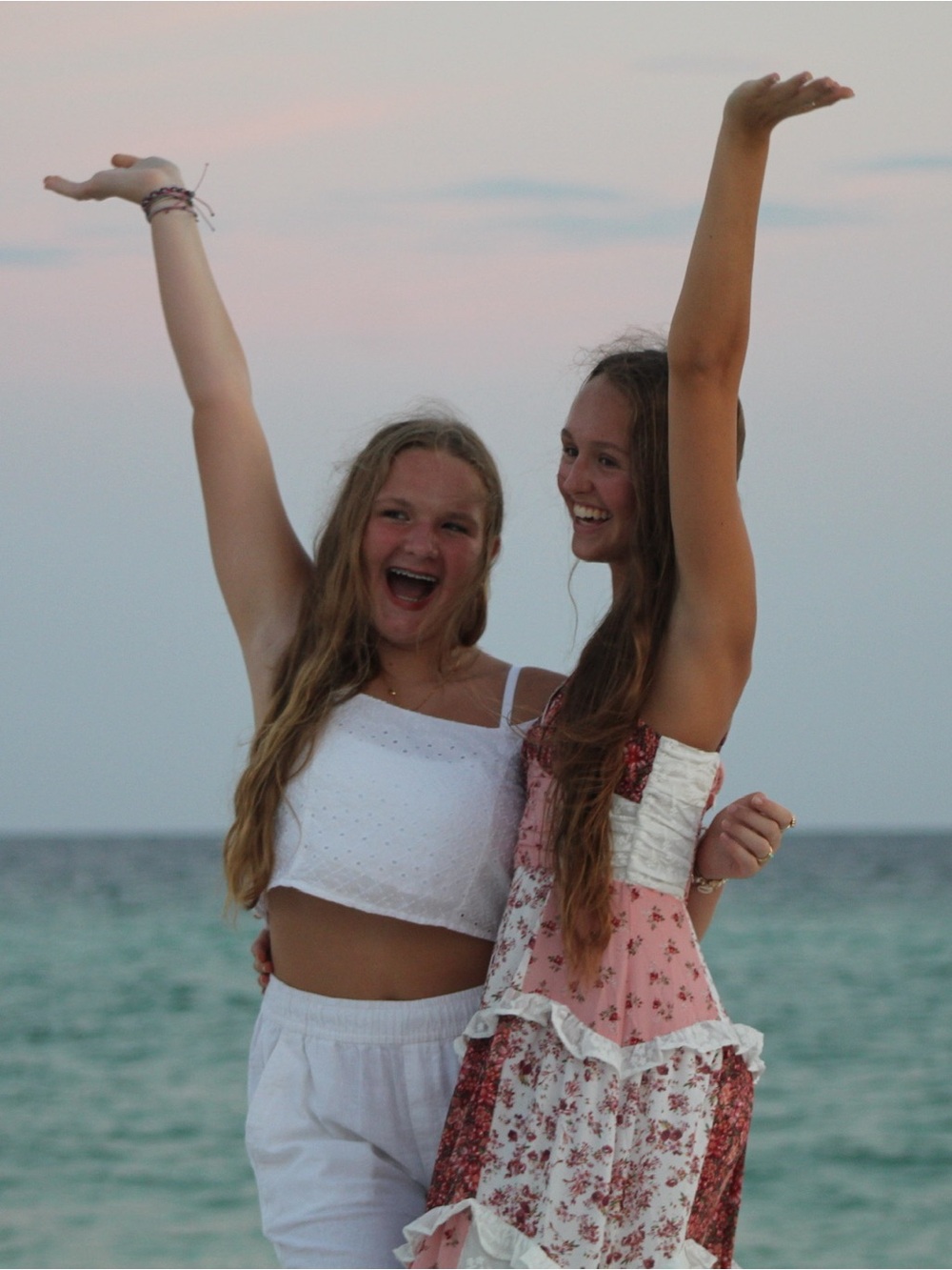 White Old Navy String Crop Top